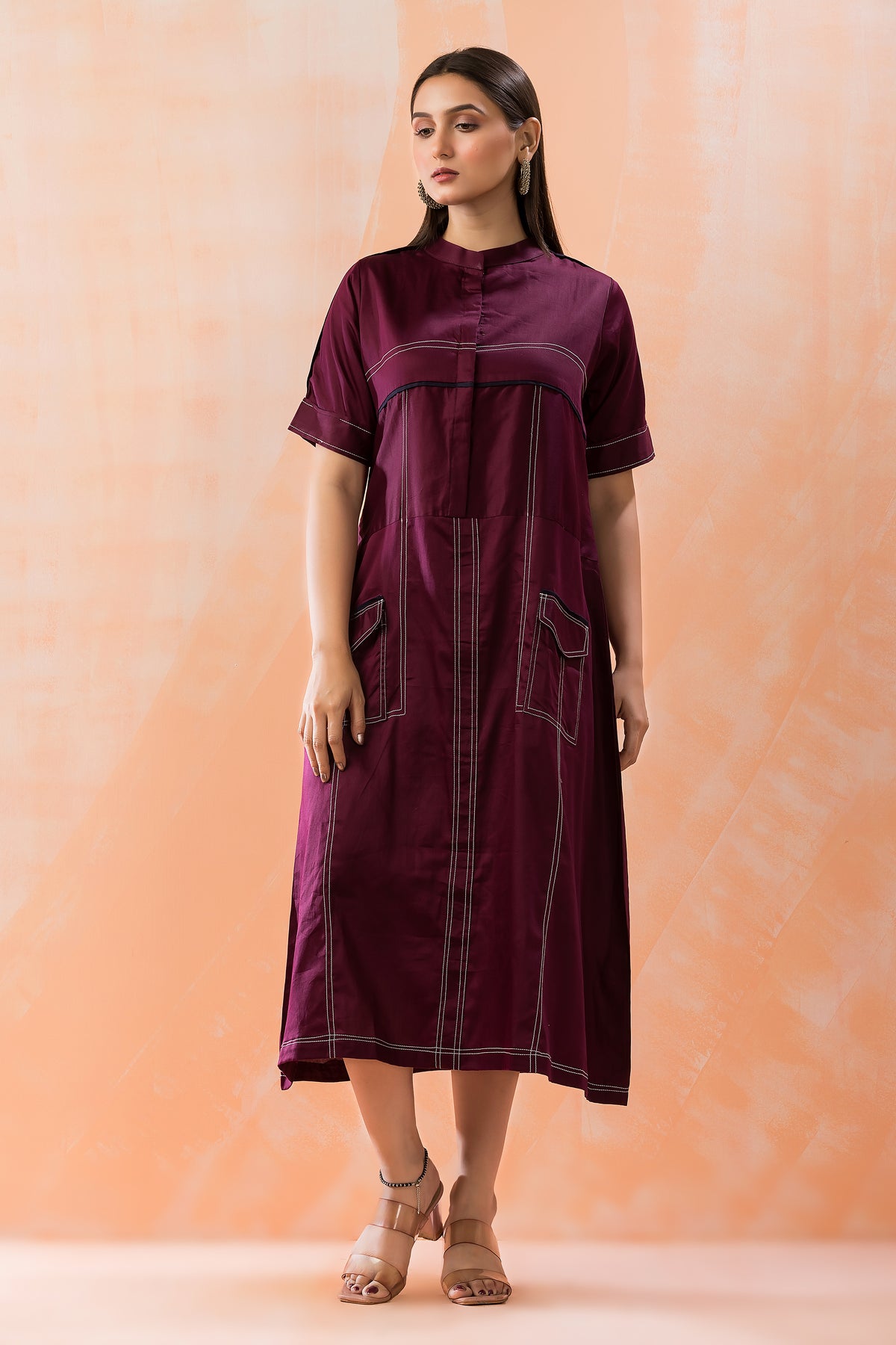 Sacred Suta Knee length Dress