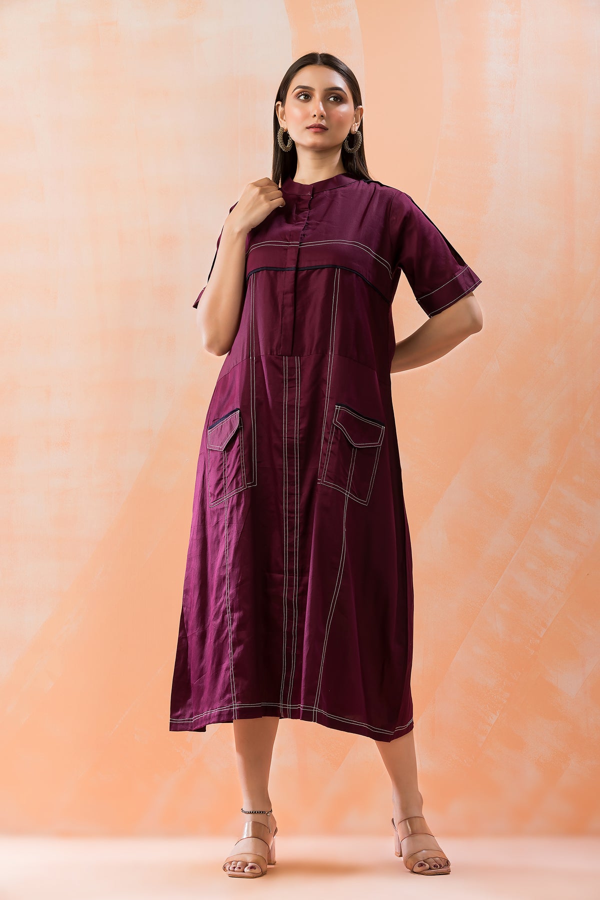 Sacred Suta Knee length Dress