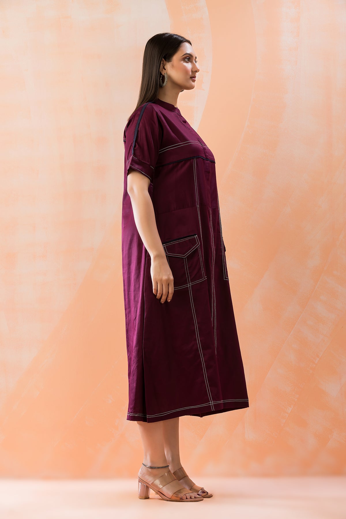 Sacred Suta Knee length Dress