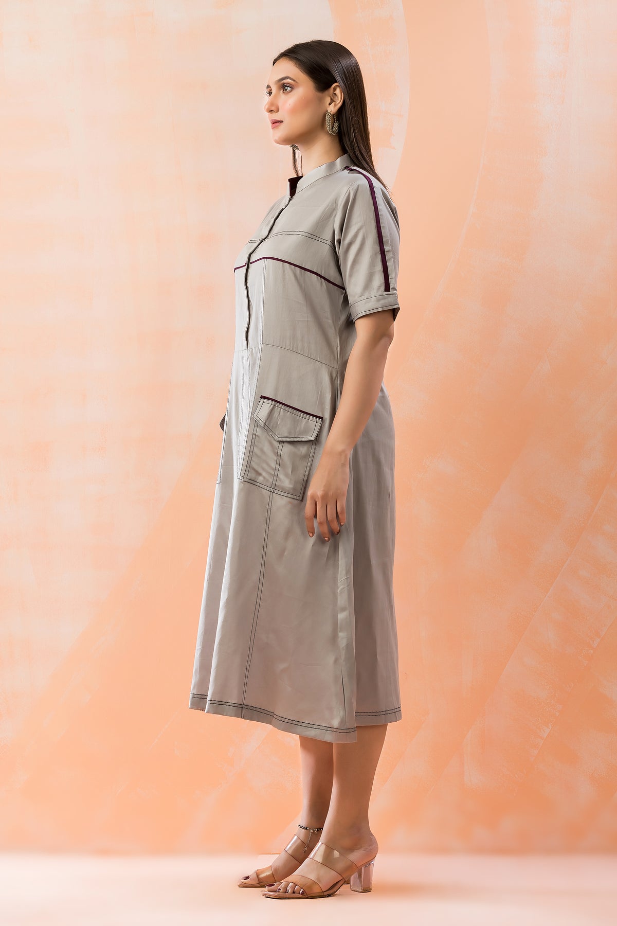 Sacred Suta Knee length Dress