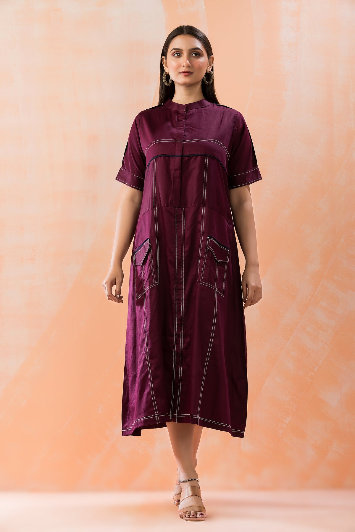 Sacred Suta Knee length Dress