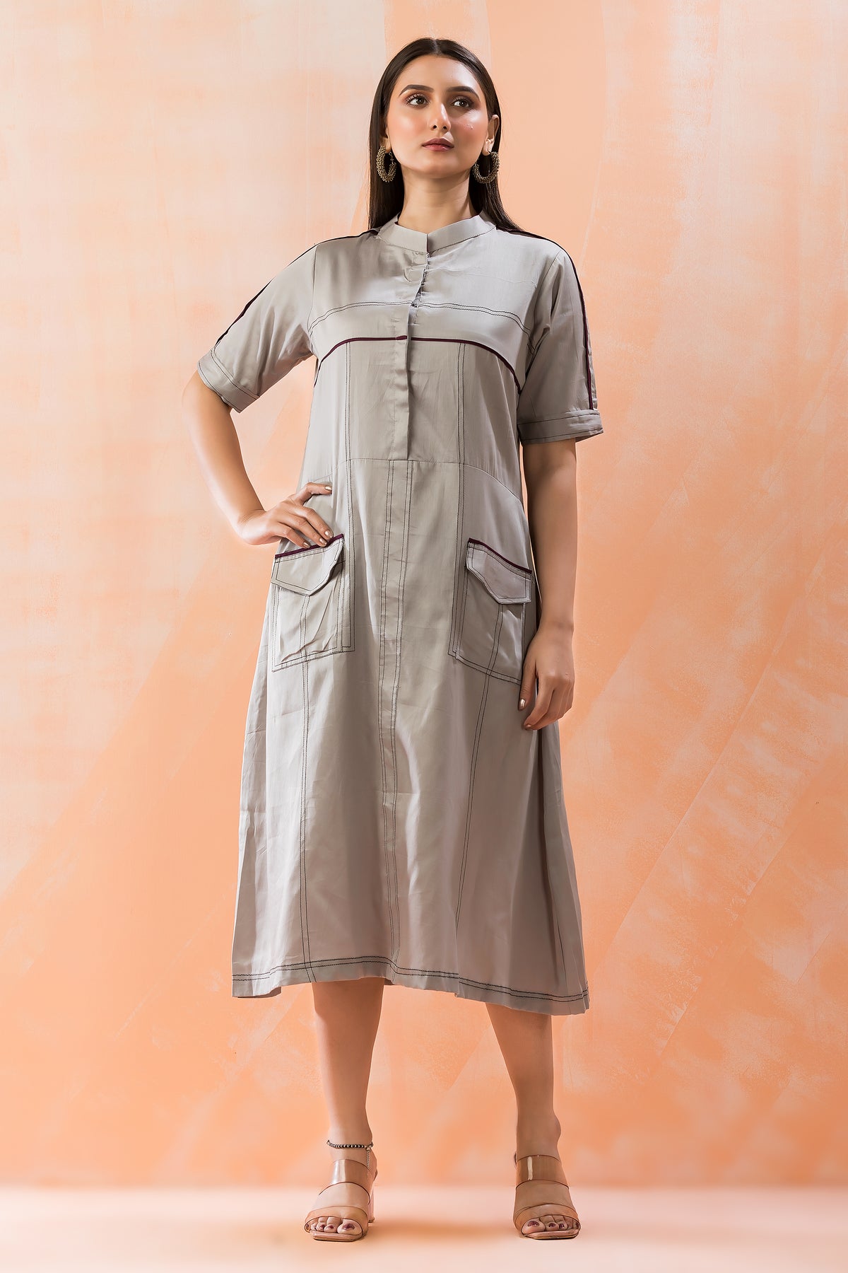 Sacred Suta Knee length Dress