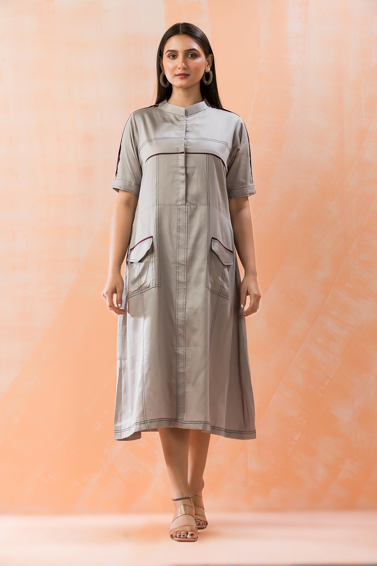 Sacred Suta Knee length Dress