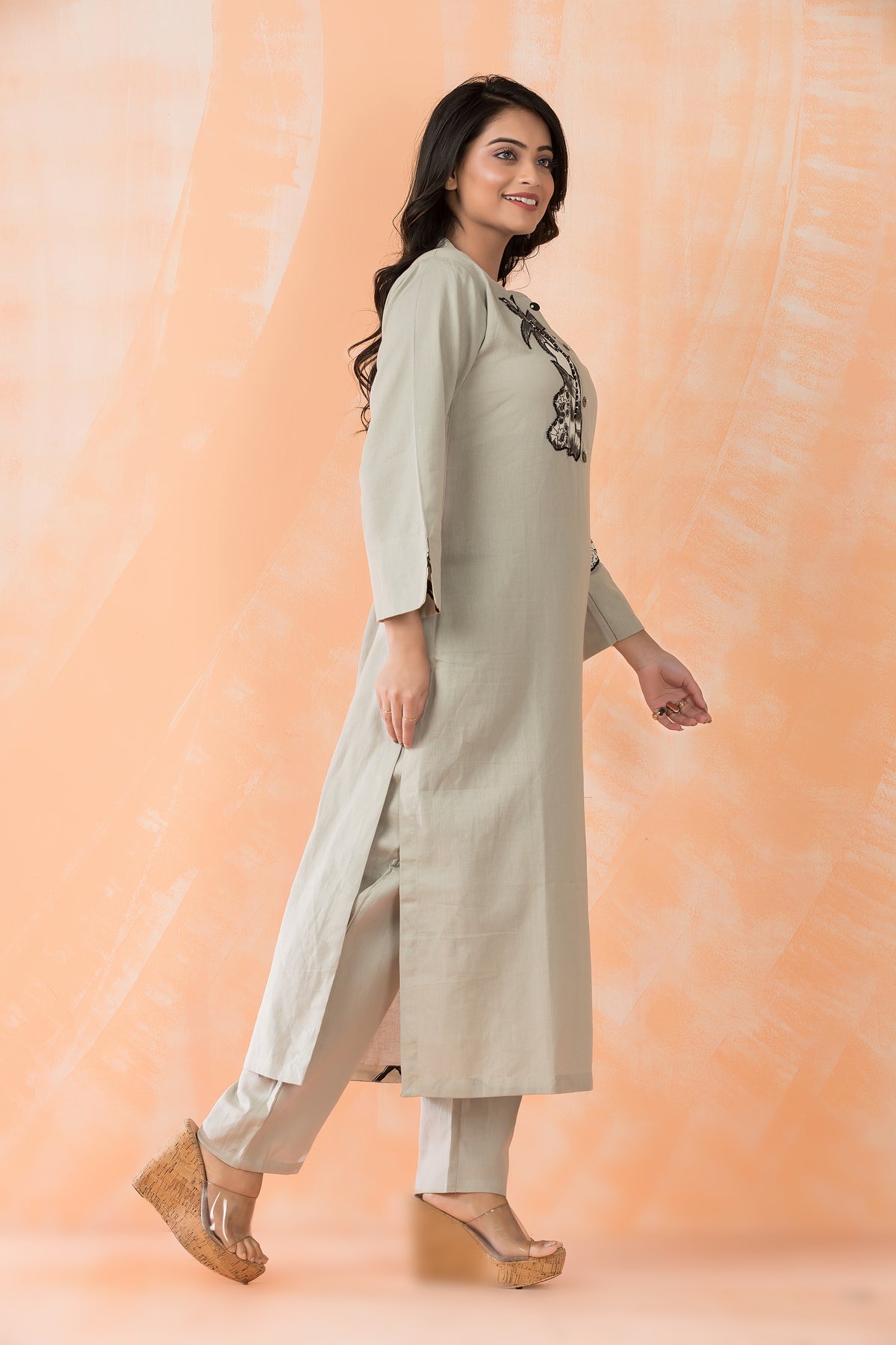 Cotton Kurta Pant Set