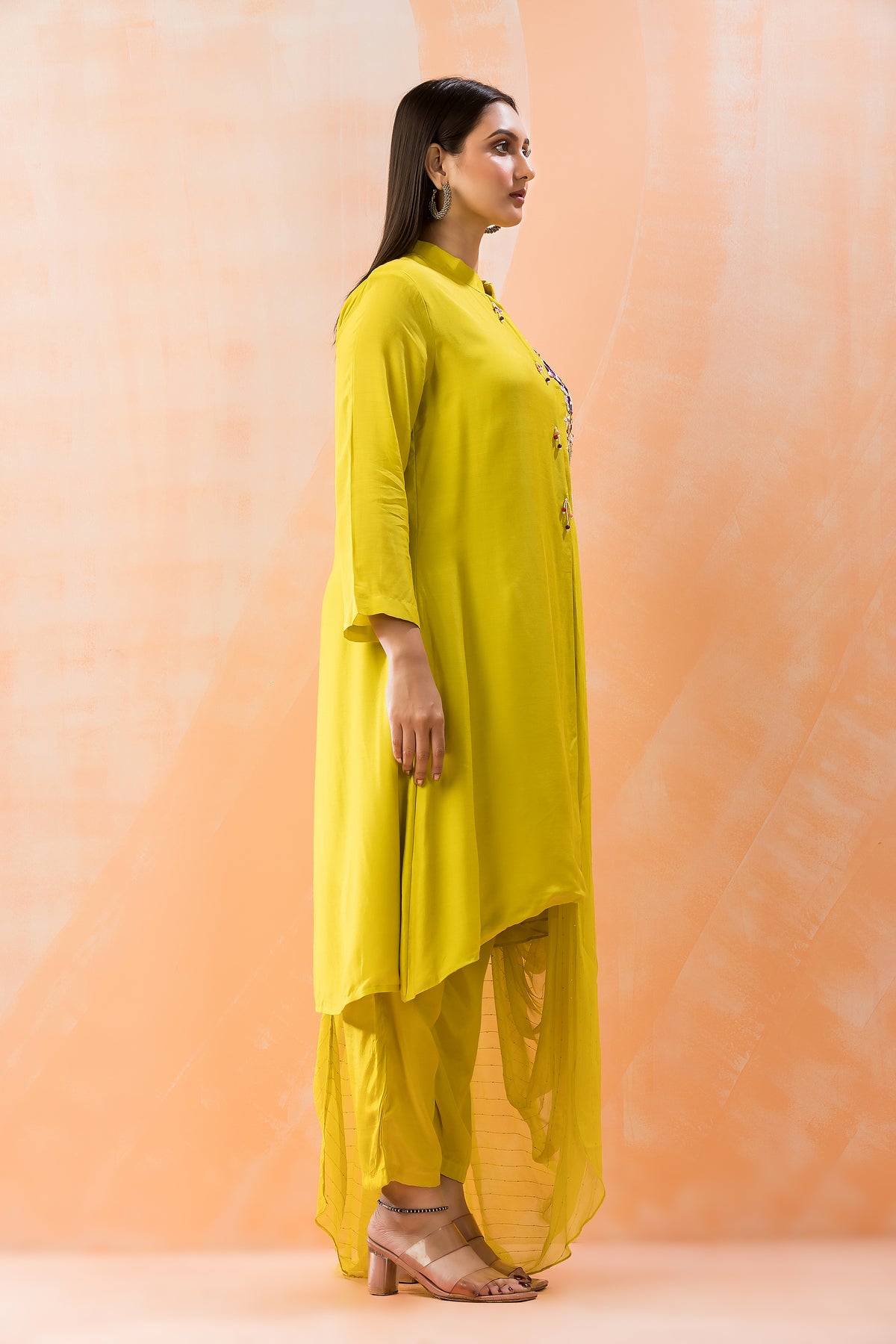 Muslin Kurti Pant Set