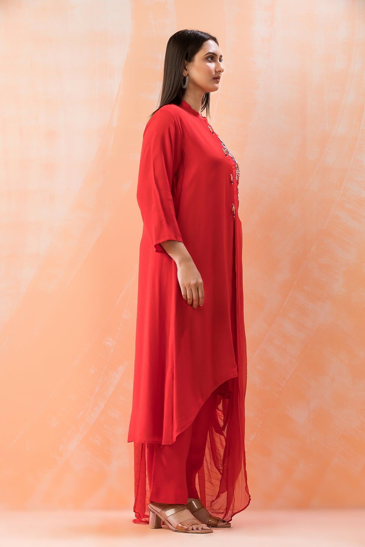 Muslin Kurti Pant Set