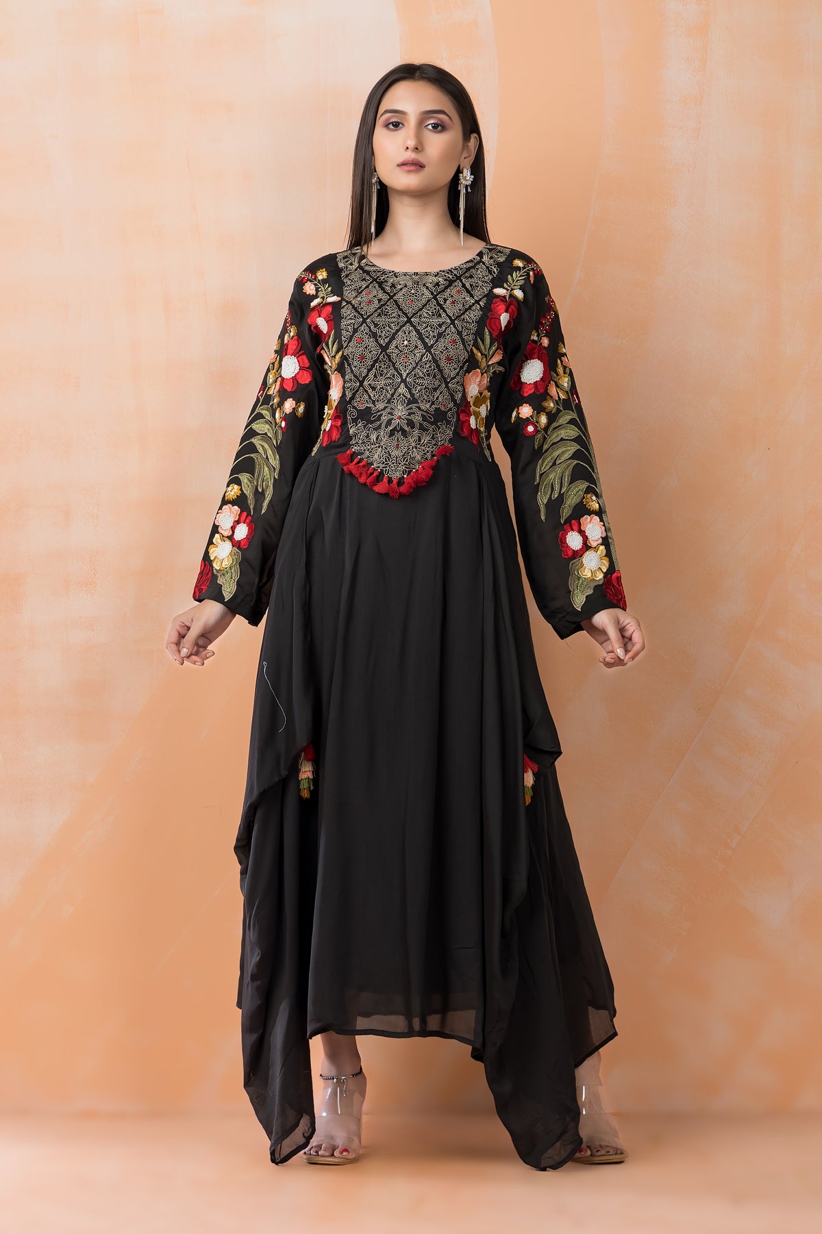 Designer Chanderi Gown