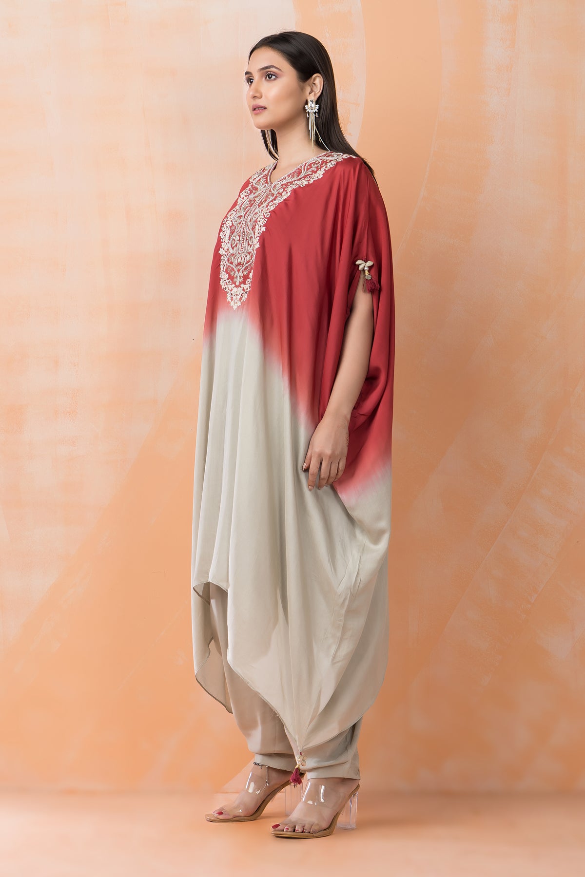 Designer Dress with Dhoti Pant