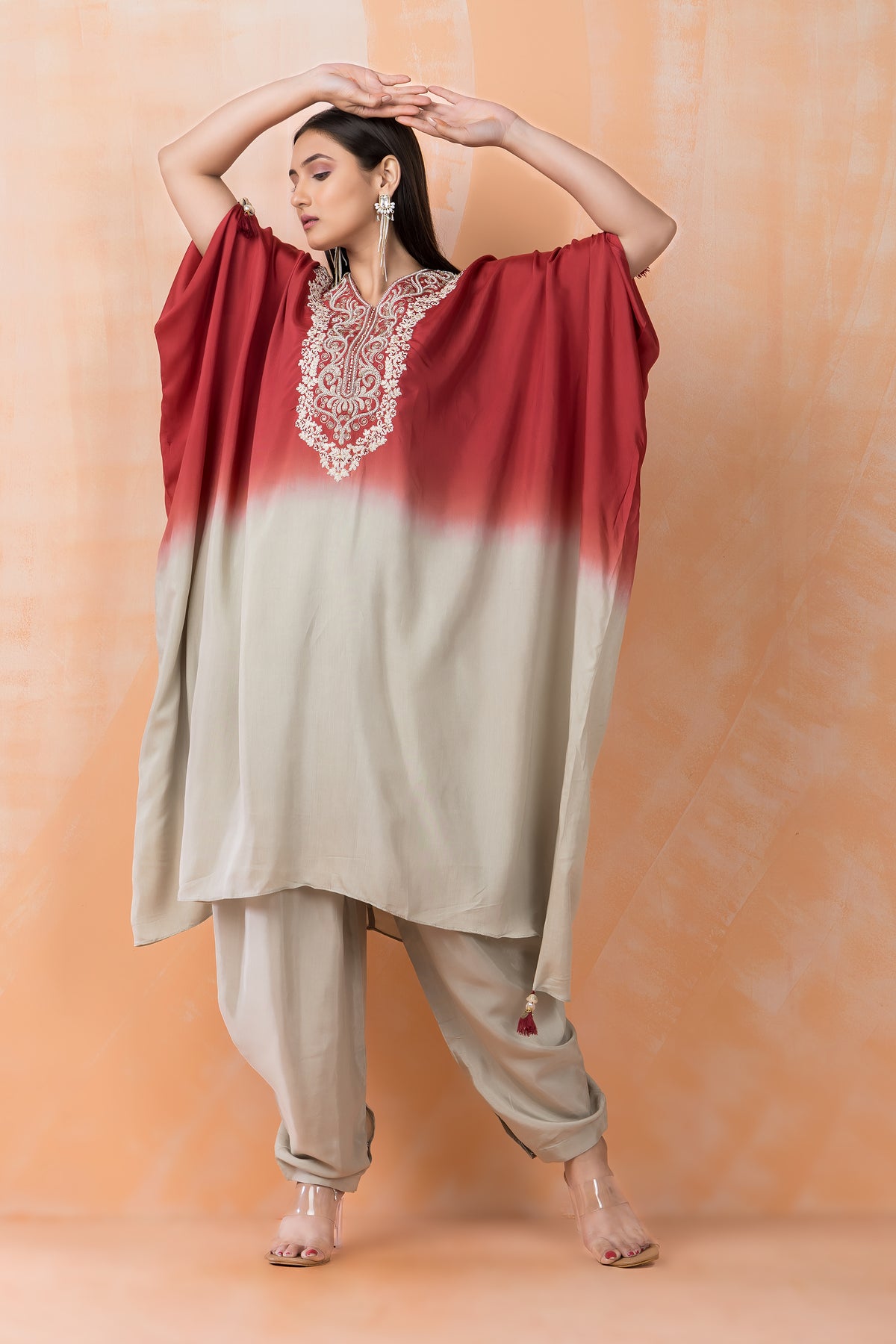 Designer Dress with Dhoti Pant