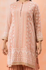 Designer Kurti-Pant Set with Heavy Embroidery