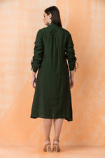 Knee Length Designer Silk Dress