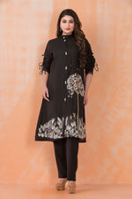 Designer Silk Kurta Pant Set