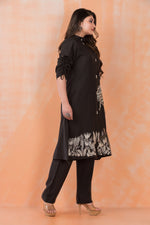 Designer Silk Kurta Pant Set