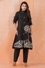 Designer Silk Kurta Pant Set