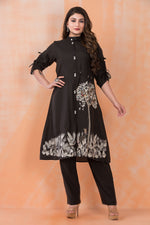 Designer Silk Kurta Pant Set