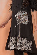 Designer Silk Kurta Pant Set