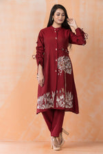 Designer Silk Kurta Pant Set