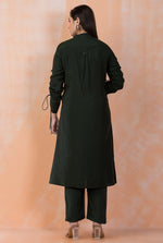 Designer Silk Kurta Pant Set