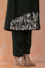 Designer Silk Kurta Pant Set