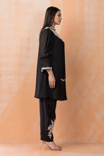 Chanderi Kurti-Pant Set