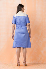 Designer Knee Length Cotton Dress