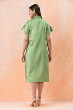 Knee Length Designer Patchwork Dress