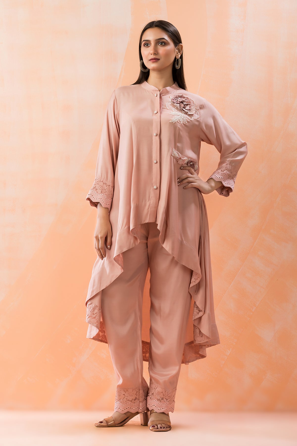 Designer Muslin Co-ord Set