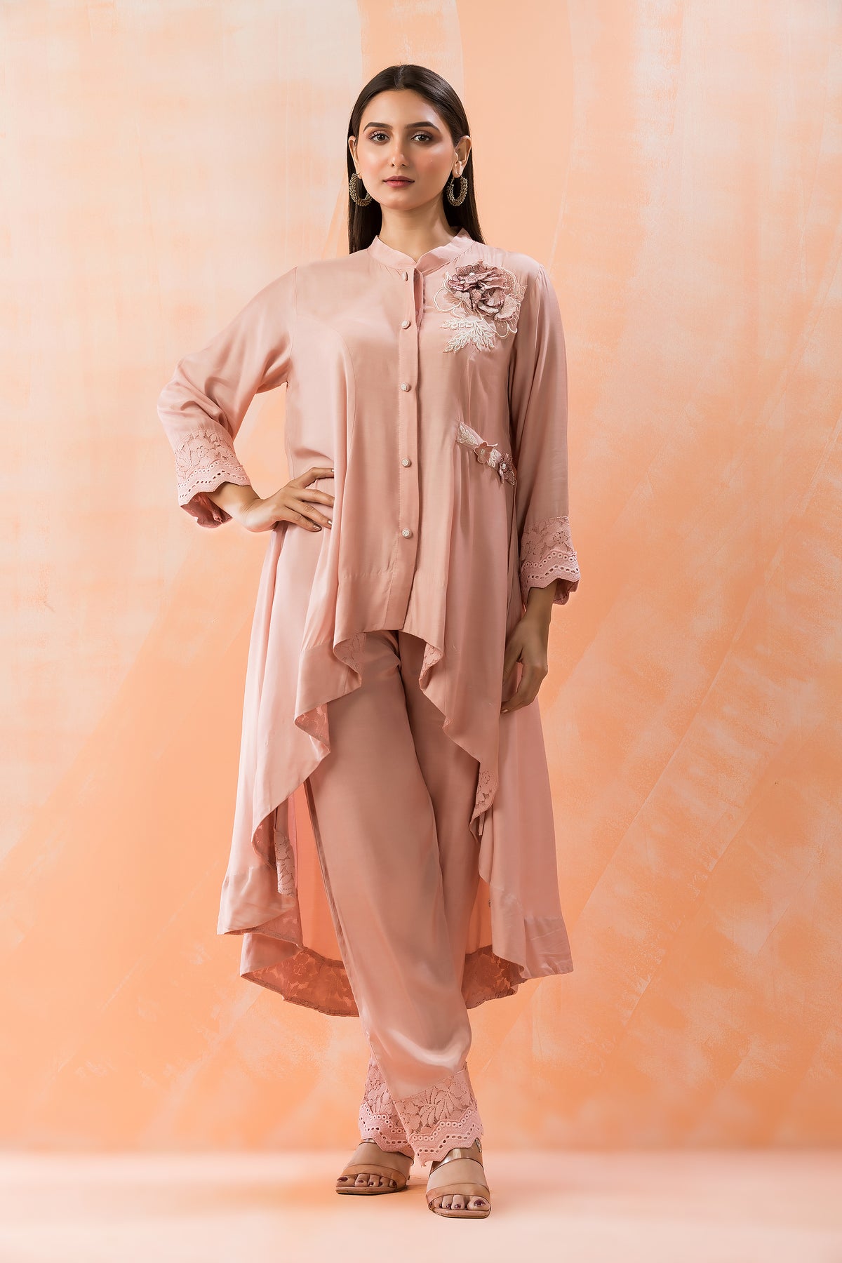 Designer Muslin Co-ord Set