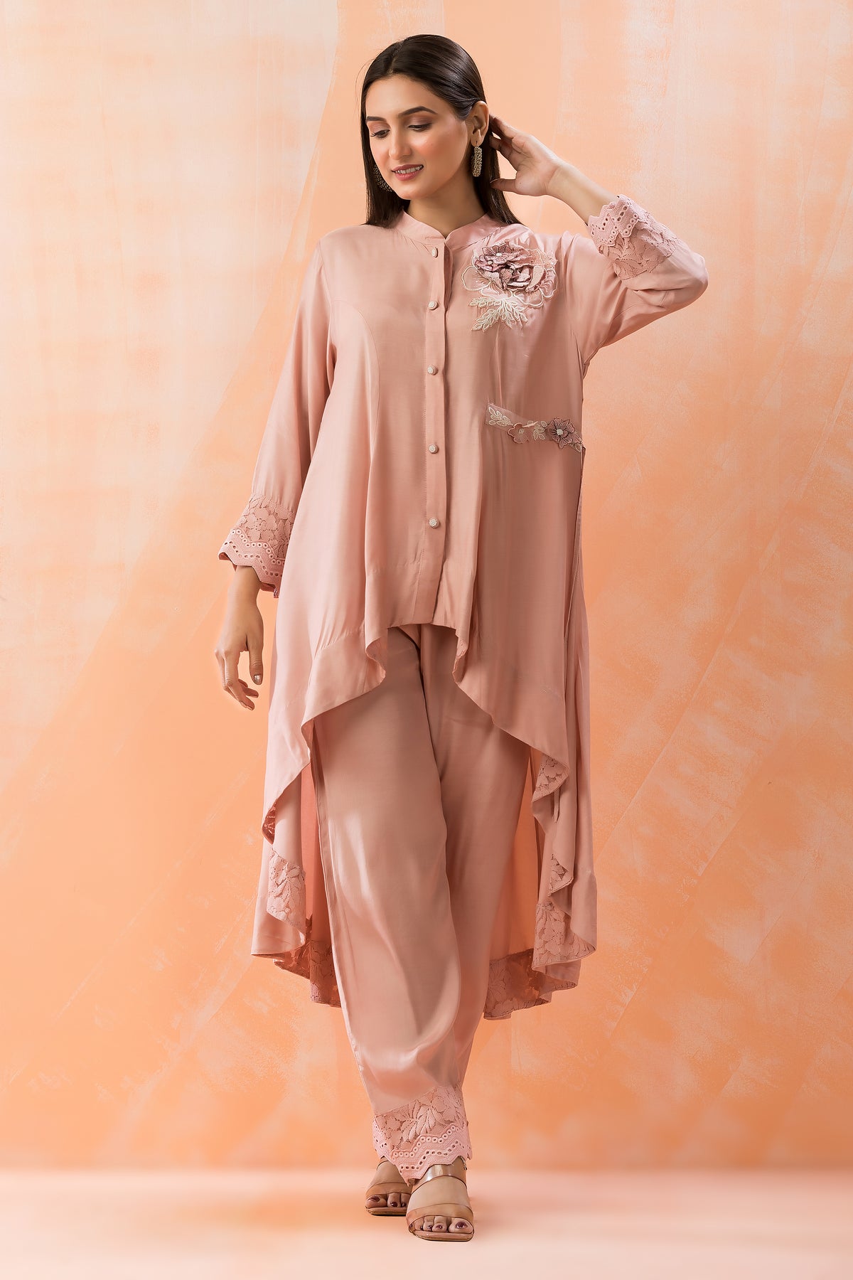 Designer Muslin Co-ord Set