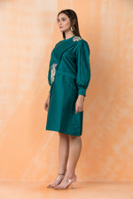 Knee Length Designer Cotton Dress