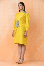 Knee Length Designer Cotton Dress