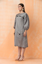 Knee Length Designer Cotton Dress
