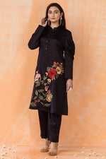 Embroidered Cotton Kurti-Pant Set