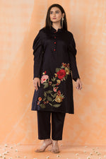 Embroidered Cotton Kurti-Pant Set