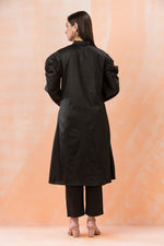 Embroidered Cotton Kurti-Pant Set