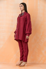 Sacred Suta Hand Painted Silk Co-ord Set