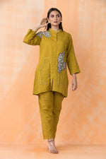 Hand Appliqued Cotton Co-ord Set