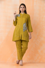 Hand Appliqued Cotton Co-ord Set