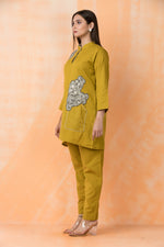 Hand Appliqued Cotton Co-ord Set