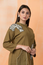 Hand Appliqued Cotton Co-ord Set