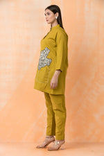 Hand Appliqued Cotton Co-ord Set