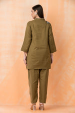 Hand Appliqued Cotton Co-ord Set