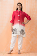 Hand Painted Muslin Co-ord Set