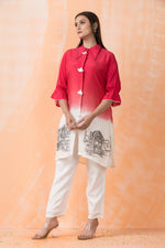 Hand Painted Muslin Co-ord Set