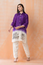 Hand Painted Muslin Co-ord Set