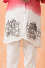 Hand Painted Muslin Co-ord Set
