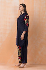 Cotton Co-ord Set with Heavy Embroidery