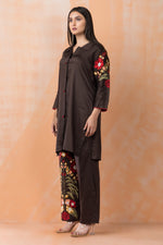 Cotton Co-ord Set with Heavy Embroidery