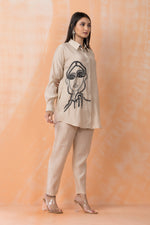 Embroidered Silk Co-ord Set