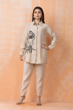 Embroidered Silk Co-ord Set